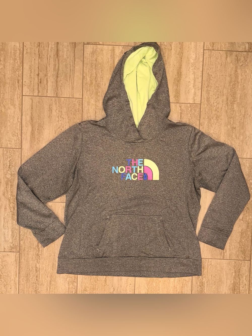 The North Face Hoodie Women's w/ Colorful Logo Size XL